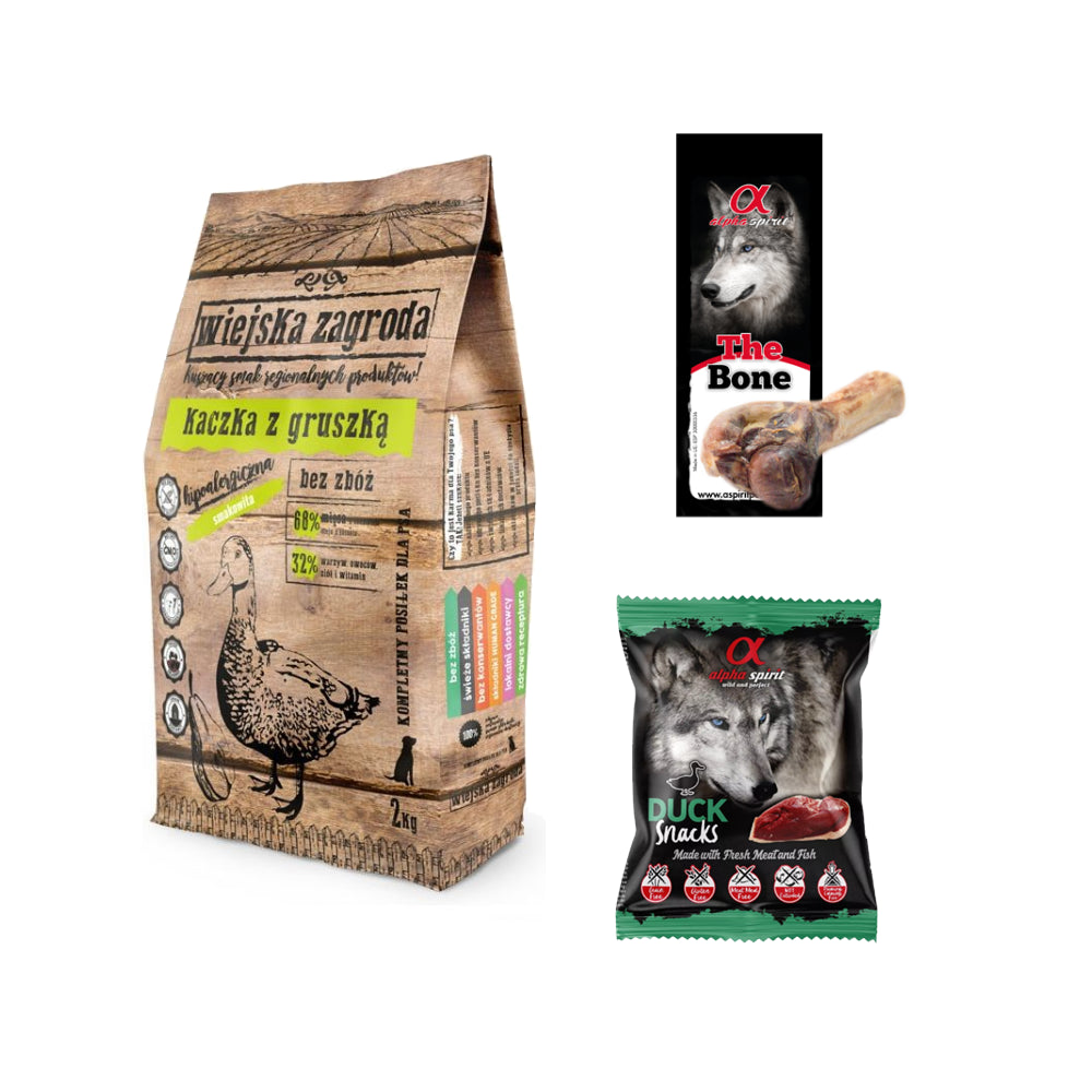 Pakiet Wiejska Zagroda Kaczka z Gruszką 2 kg + GRATISY!