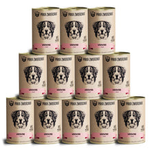 Pakiet Paka Zwierzaka Mokra Karma Dla Psa Wołowina i Śledź 12 x 400 g