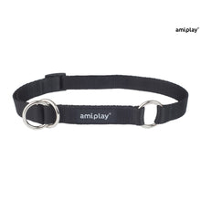 AmiPlay Obroża Półzaciskowa Basic Czarna Rozmiar L