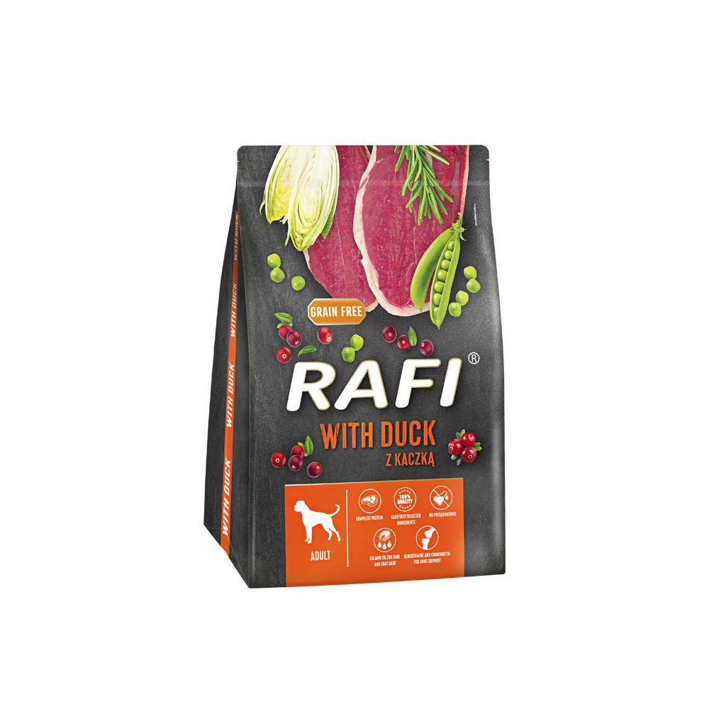 Dolina Noteci Rafi Sucha Karma Dla Dorosłych Psów z Kaczką 3 kg