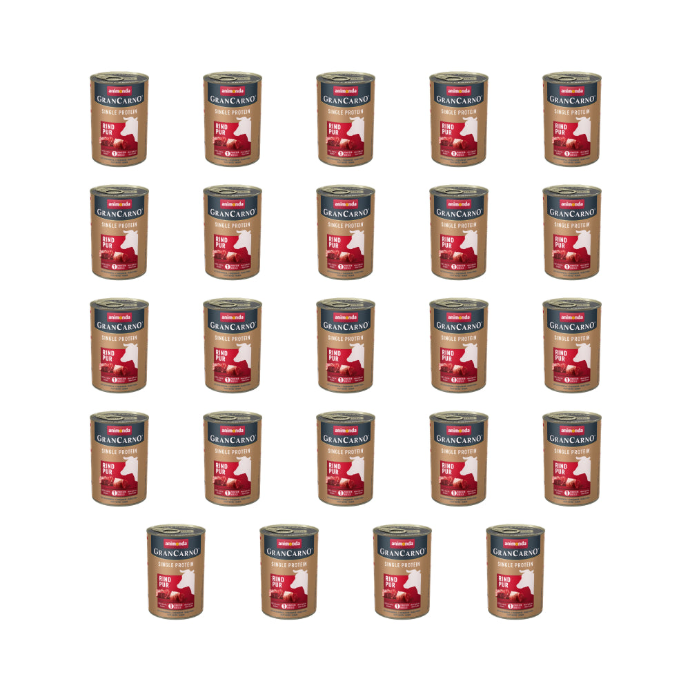 Pakiet Animonda GranCarno Single Protein Wołowina 24 x 400 g