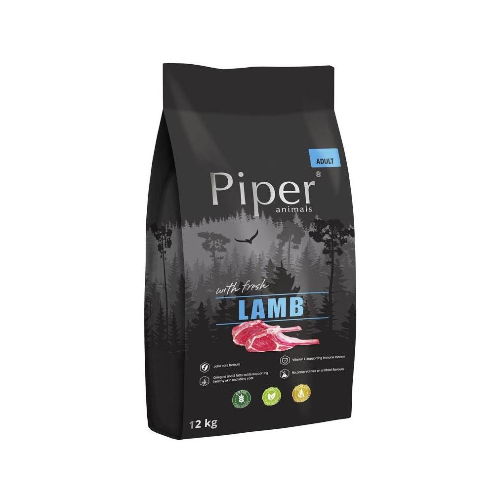 Dolina Noteci Piper Animals Sucha Karma Dla Dorosłych Psów z Jagnięciną 12 kg