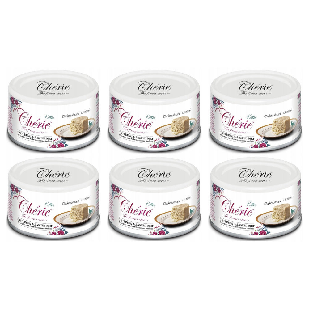 Pakiet Pettric Cherie Mus z Kurczaka Dla Kociąt 6 x 80 g