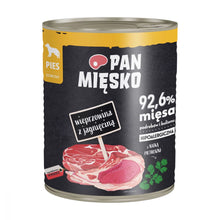 Pan Mięsko Mokra Karma Dla Dorosłych Psów Wieprzowina z Jagnięciną 800 g