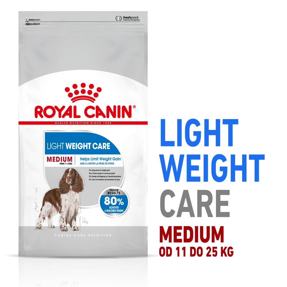 ROYAL CANIN CCN Medium Light Weight Care Karma Sucha Dla Psów Dorosłych, Ras Średnich z Tendencją Do Nadwagi 10 kg