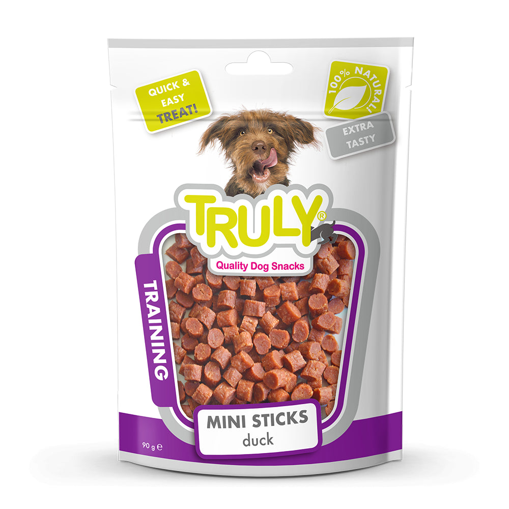 Truly Przekąski Treningowe Dla Psa z Kaczką 90 g