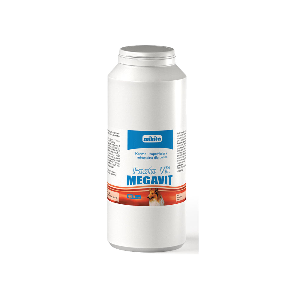 Mikita Fosfo - Vit Megavit Dla Psa 400 Tabletek