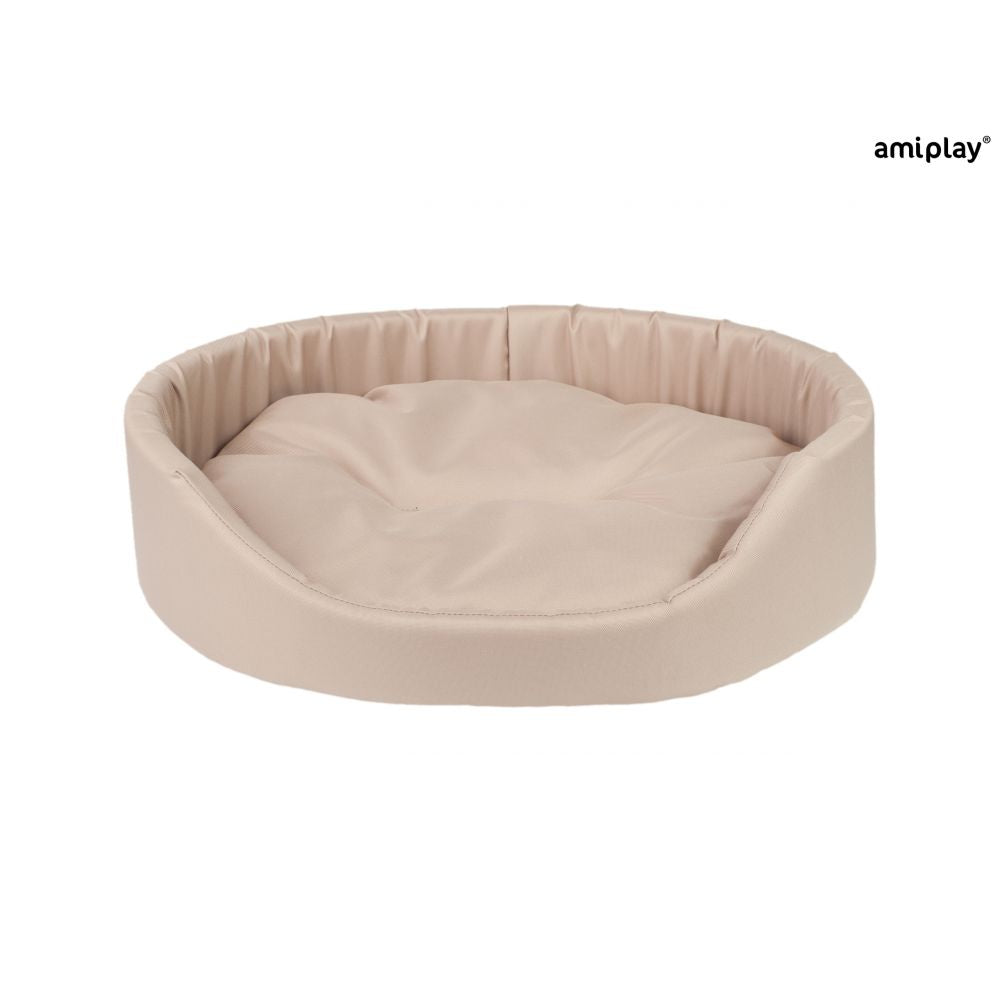 Amiplay Legowisko Owalne Basic Dla Psa Rozmiar XXXL Beżowe