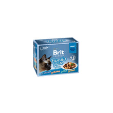 Brit Cat Pouch  Gravy Fillets Family Plate Karma Dla Kota  (12X85g)