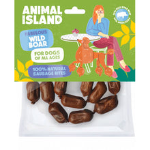 Animal Island Kiełbaski z Dzika Przysmak Dla Psa 100 g