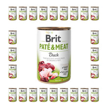 PAKIET FBA BRIT PATE& MEAT DUCK 24 x 400G