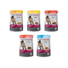 Pakiet Nutrilove Dla Kota Mięsne Kawałki Mix Smaków 5 x 85 g