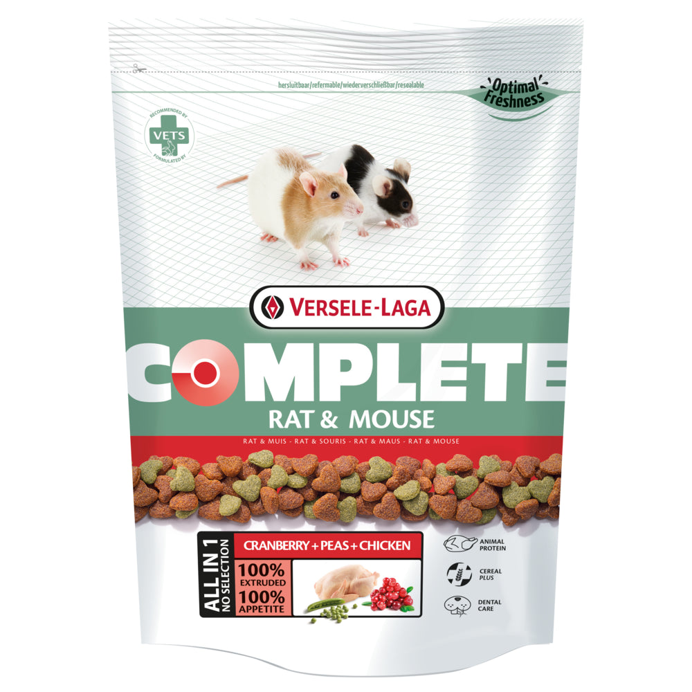 Versele Laga Complete Rat & Mouse Ekstrudowana Karma Dla Szczurów i Myszy 500 g