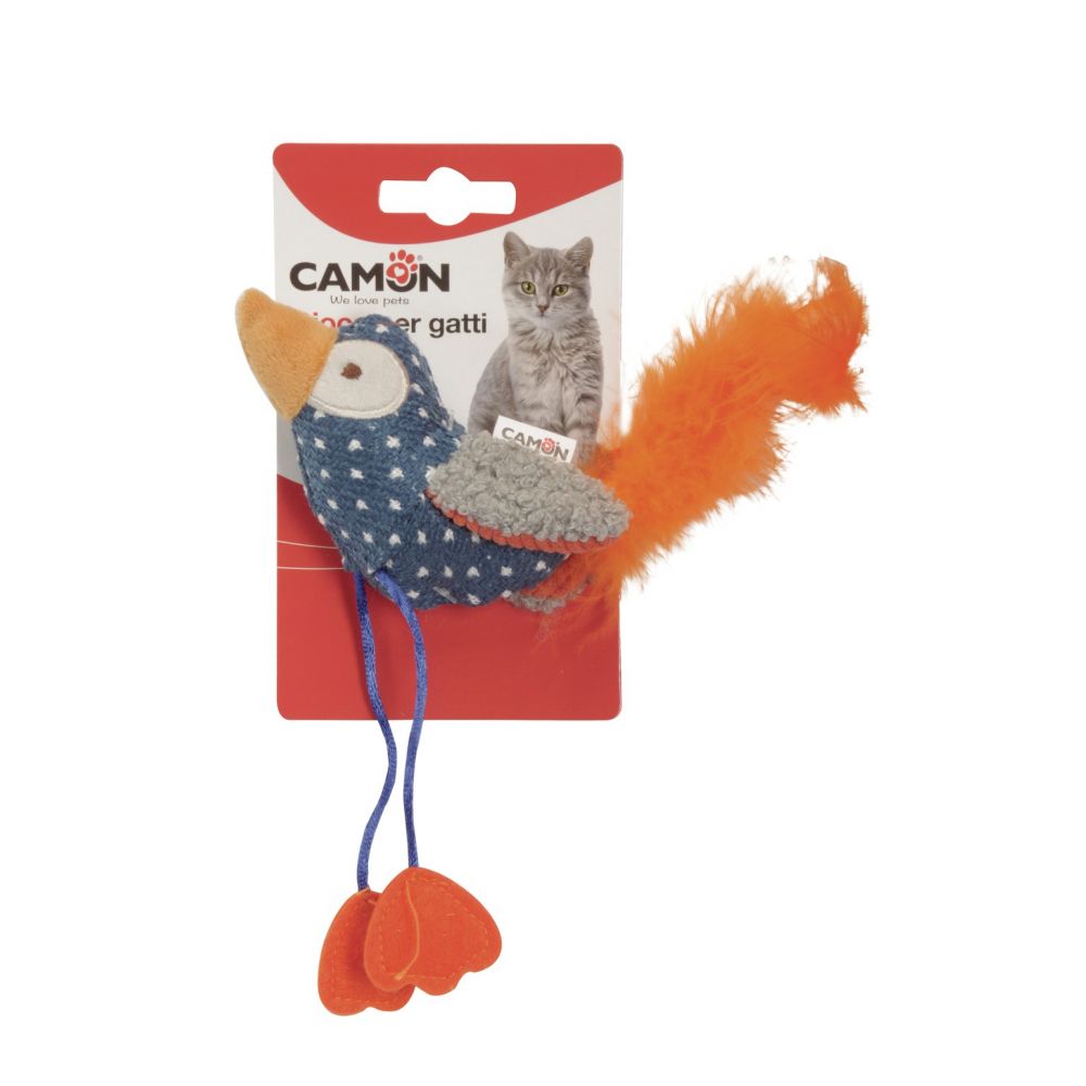 Camon Cat Toy Ptak z Piórkami