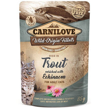 Brit Carnilove Trout & Echinacea Pstrąg Echinacea Karma Dla Kota 85 g