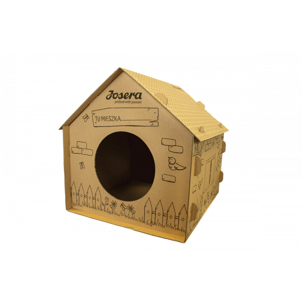 JOSERA Domek tekturowy dla kota + pisaki
