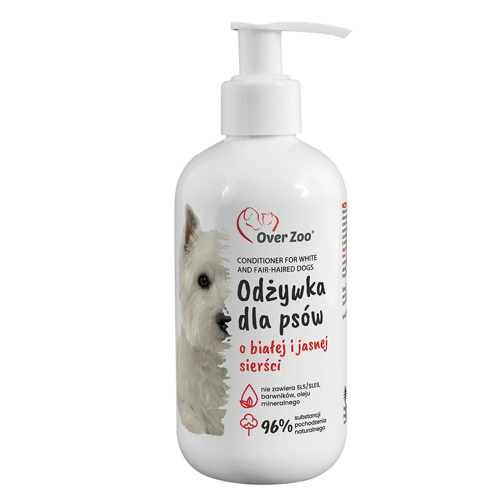 Over Zoo Odżywka Do Białej Sierści 240 ml