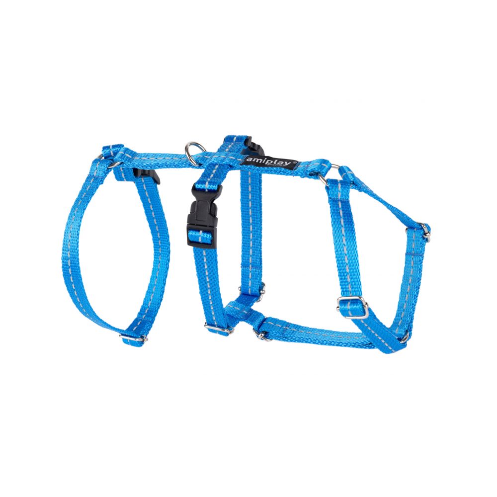 Amiplay Reflective Szelki Regulowane Safety Rozmiar S Niebieskie