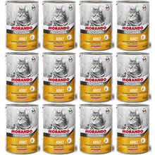 Pakiet Morando Pro Mokra Karma Dla Kota Kawałki Kurczak z Wątróbką 12 x 405 g