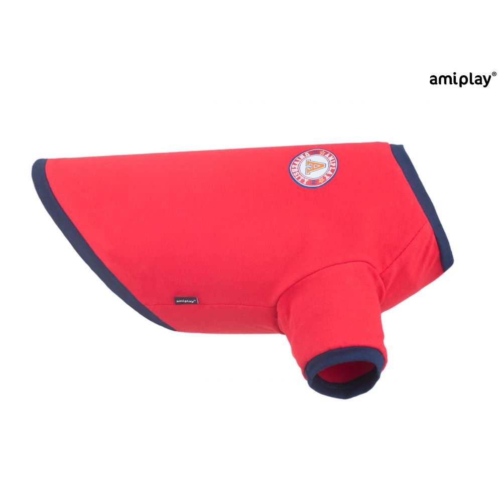 Amiplay Miami T-shirt Czerwony Dla Psa 30 cm