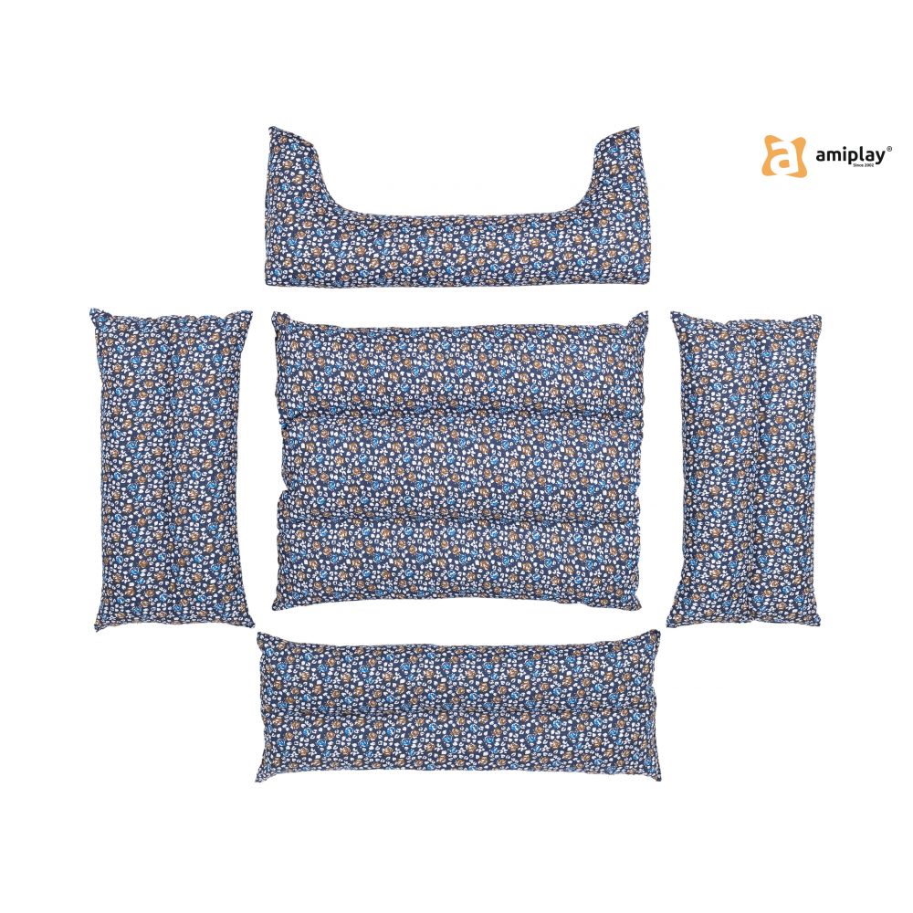 Amiplay Flen Wkład Do Sofy Rozmiar L 78 x 64 x 19 cm Granatowy