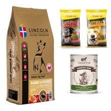 Pakiet Lincoln Rabbit & Potato Królik Ziemniaki Adult 12 kg + gratisy