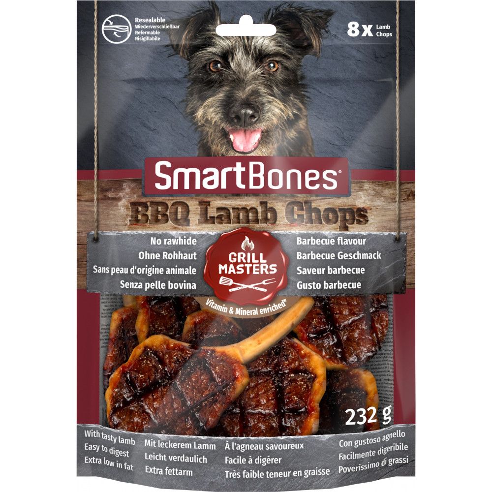 Smart Bones Grill Master Lamb Chops Przysmak Dla Psa 232 g