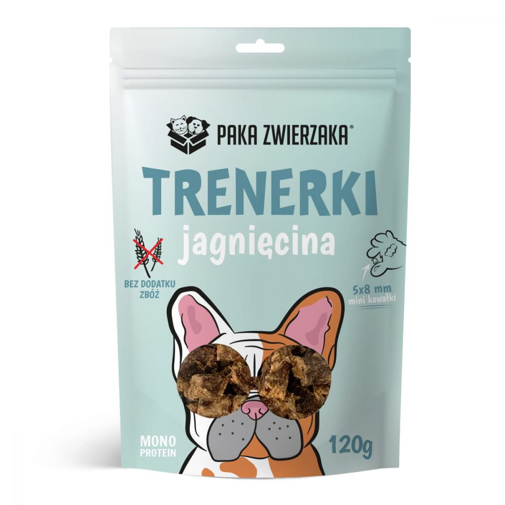 Paka Zwierzaka Trenerki Dla Psa Jagnięcina 120 g