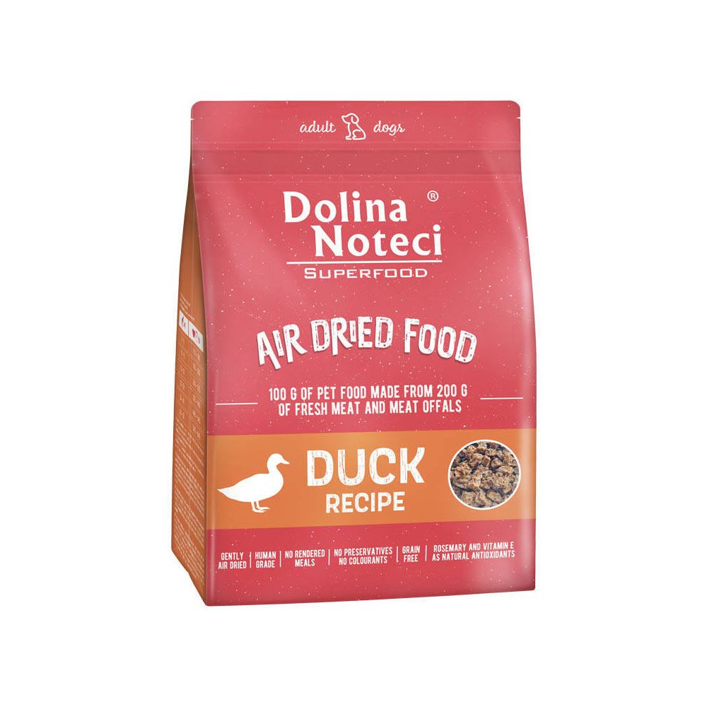Dolina Noteci Superfood Air Dried Danie z Kaczki Karma Suszona Dla Dorosłych Psów 5 kg
