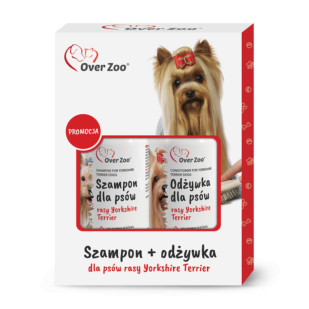 Zestaw Over Zoo Yorkshire Terrier Szampon 250 ml + Odżywka 240 ml