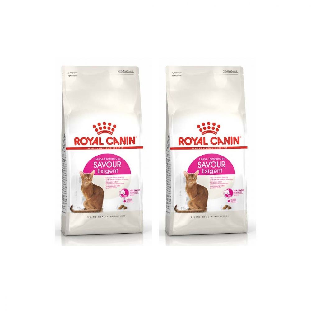 Pakiet ROYAL CANIN Exigent Savour 35/30 Sensation 2kg karma sucha dla kotów dorosłych, wybrednych, kierujących się teksturą krokieta 2 x 2 kg