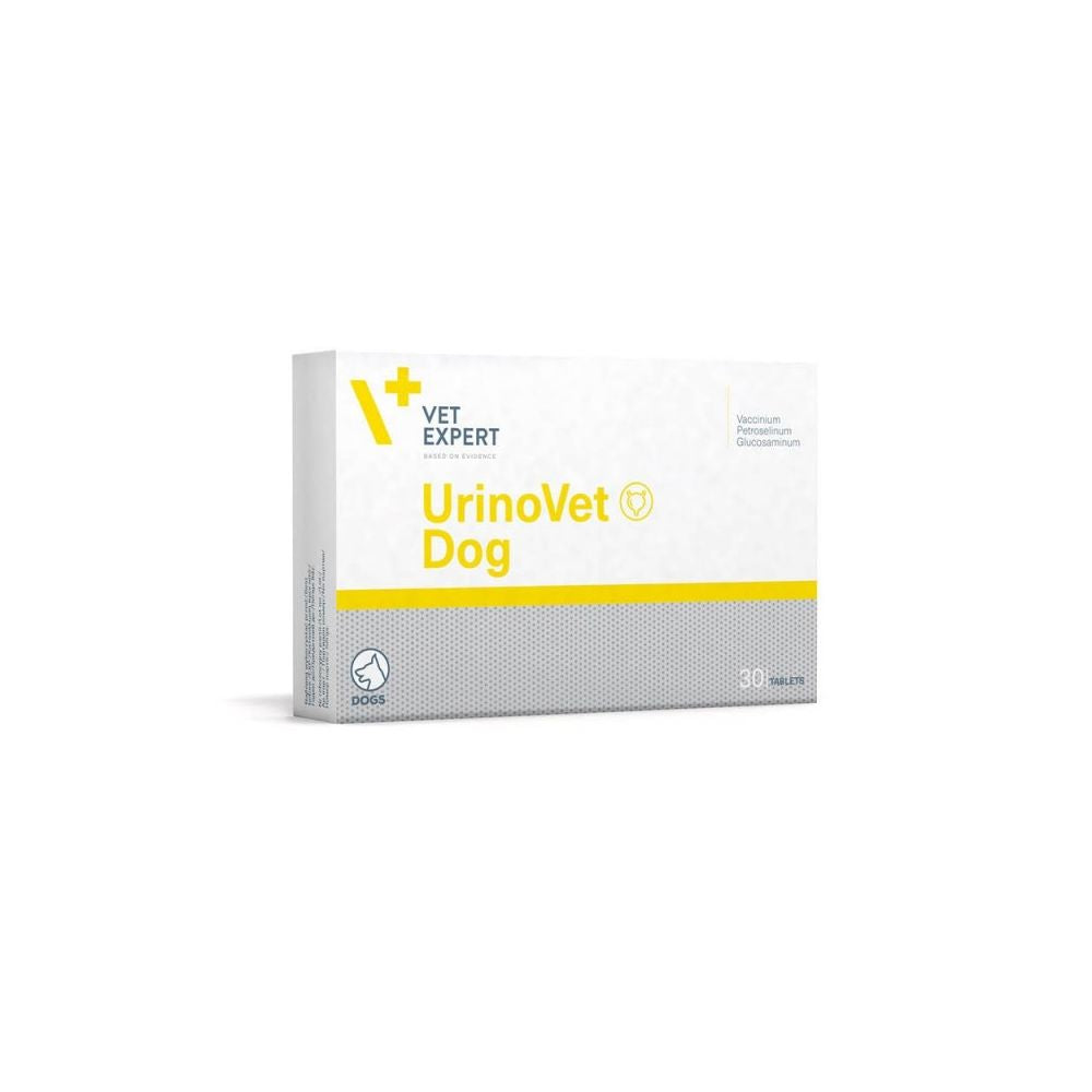 VetExpert UrinoVet Dog 400 mg Preparat Wspomagający Dla Psów z Zakażeniami Dolnych Dróg Moczowych 30 Tabletek