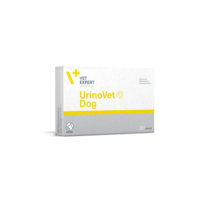 VetExpert UrinoVet Dog 400 mg Preparat Wspomagający Dla Psów z Zakażeniami Dolnych Dróg Moczowych 30 Tabletek