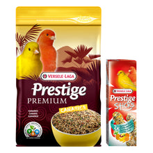 Pakiet Versele Laga Premium Canaries Mieszanka Ziarnowa Dla Kanarków 800 g + Kolby Dla Kanarków 60 g