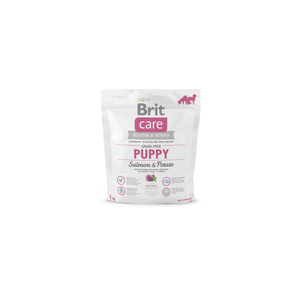 Brit Care Grain-Free Puppy  Salmon & Potato Łosoś & Ziemniak Bezzbożowa Karma Dla Szczeniąt 1 kg