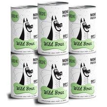 Pakiet Paka Zwierzaka Pepe Monoproteinowa Karma Dla Psa Dziczyzna 6 x 400 g