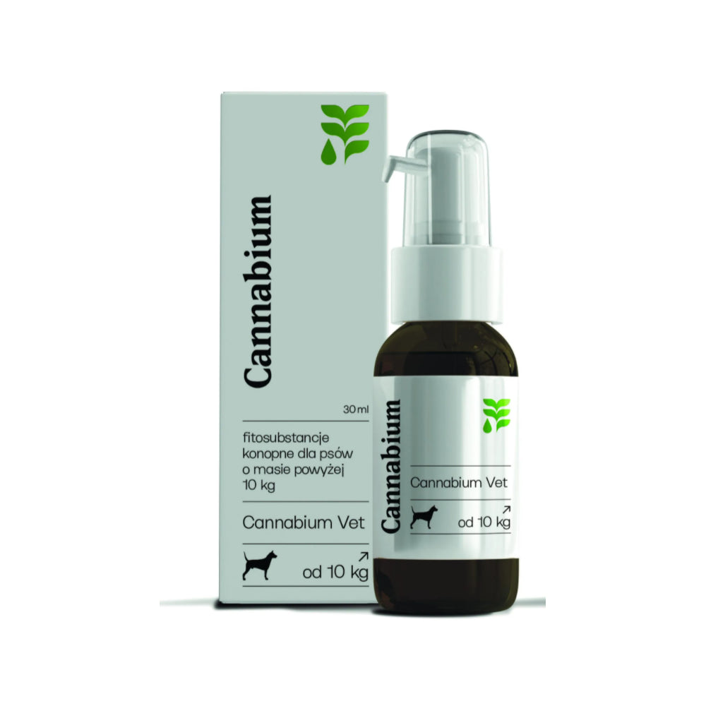 Cannabium Vet Preparat Na Układ Endokanabinoidowy Dla Psów Powyżej 10 Kg 30 ml