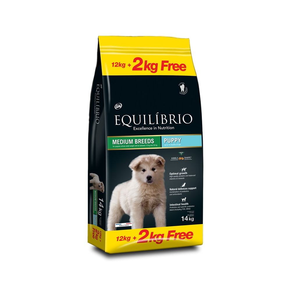 Equilibrio Medium Breed Puppy 12+2 kg