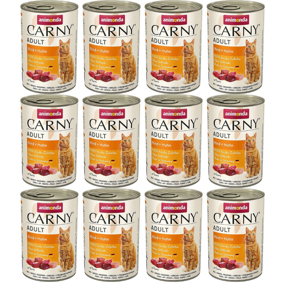 Pakiet Animonda Carny Wołowina z Kurczakiem 12 x 400 g