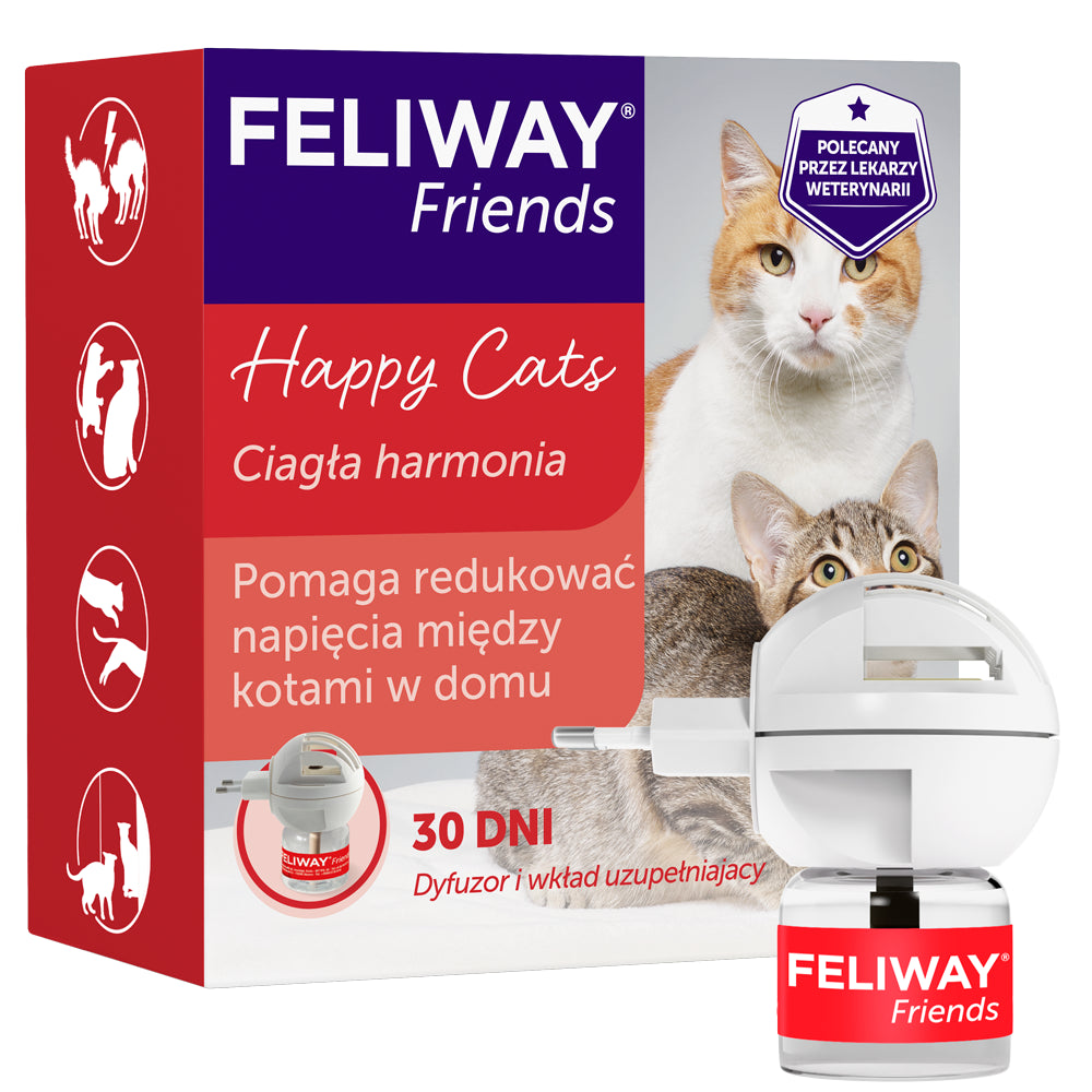 Ceva Feliway Friends Feromony Na Konflikty Między Kotami Komplet (Dyfuzor+Wkład) 48 ml