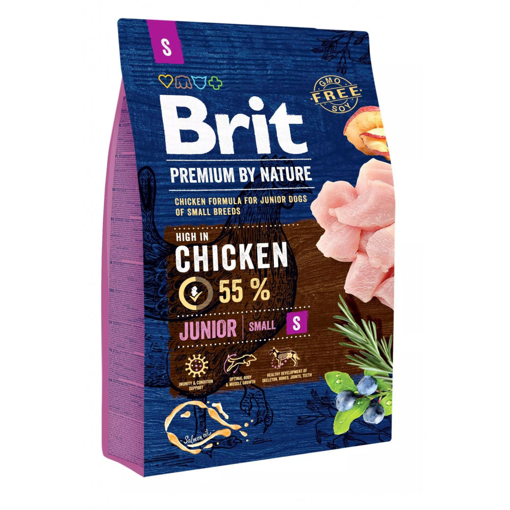 Brit Premium By Nature Junior Karma Dla Młodych Psów I Szczeniąt S 3 kg