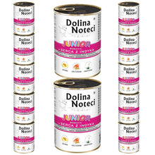Pakiet Dolina Noteci Premium Serca Indyka Junior 12 x 400 g