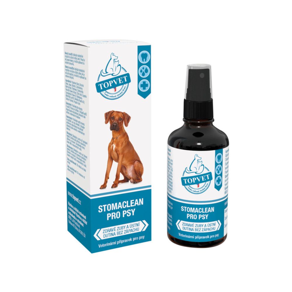 Topvet Spray Dla Psów Na zdrowe Zęby i Świeży Oddech 50 ml