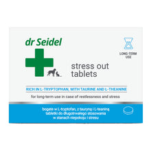 Dr Seidel Stress Out Tabletki w Stanach Niepokoju i Stresu Dla Psów i Kotów 10 Tabletek