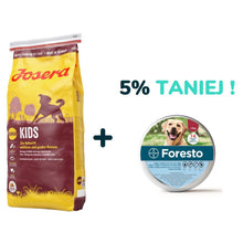 Pakiet Josera Kids Junior Medium Maxi 15 kg + Foresto dla Psa powyżej 8 KG 5% TANIEJ