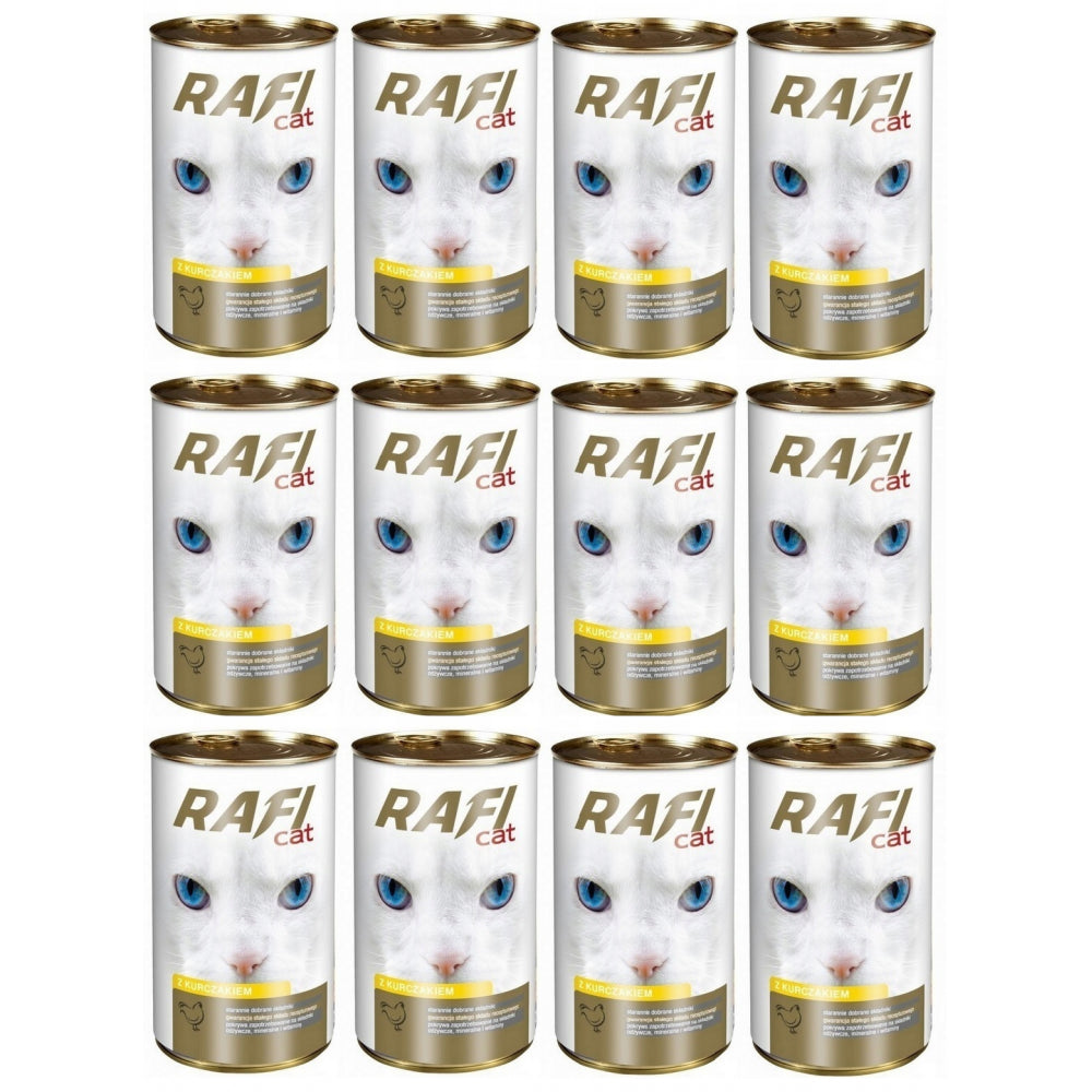 Pakiet Dolina Noteci Rafi Cat z Drobiem 12 x 415 g