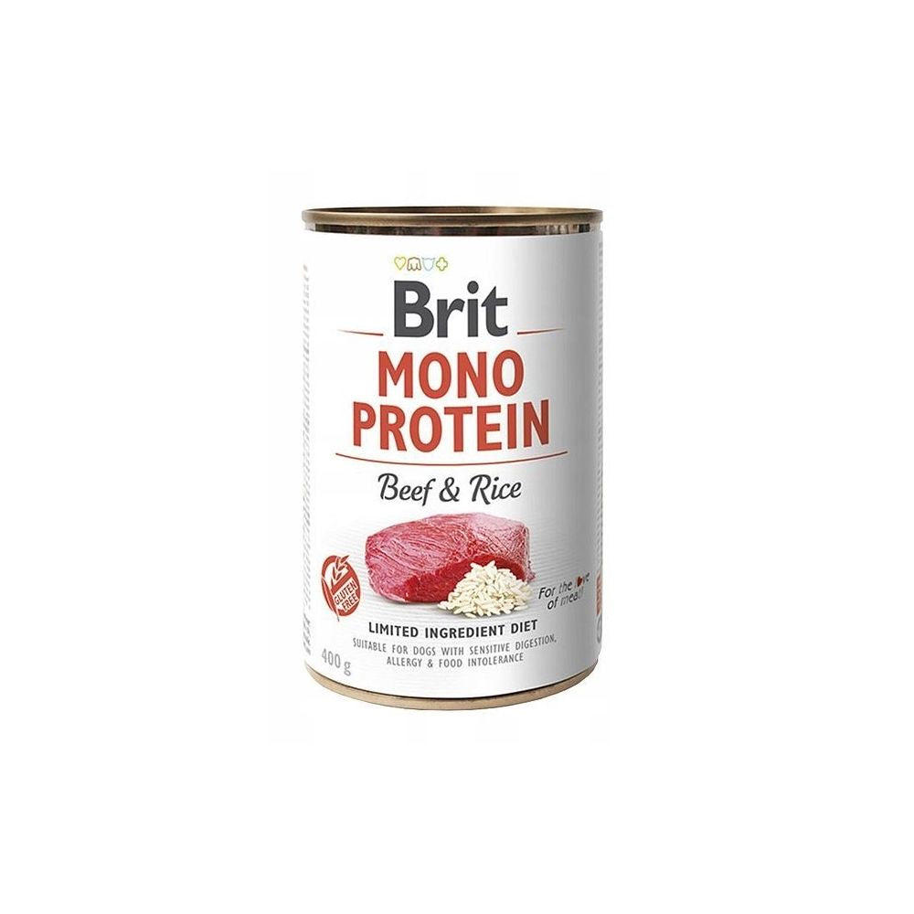 Brit Mono Protein Beef & Rice Wołowina Ryż Mokra Karma Dla Psa 400 g