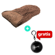 Pakiet Dirty Dog Ręcznik Pielęgnacyjny Brązowy 33 x 79 cm + Peleryna GRATIS!