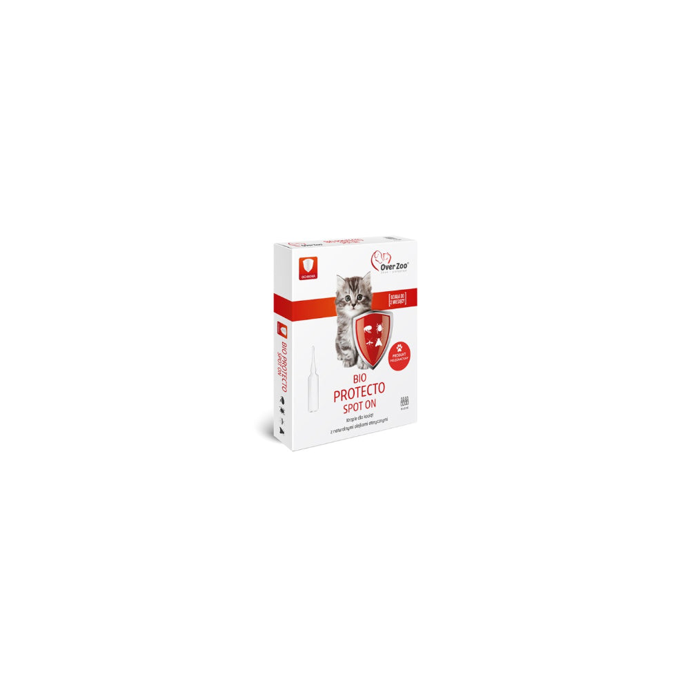 Over Zoo Bio Protecto Spot On dla Kociąt 4 x 1 ml
