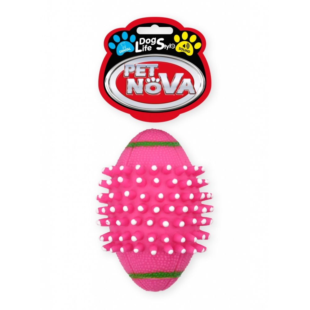 Pet Nova Dog Life Style Piłka Rugby Różowa 11 cm